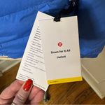 Lululemon Down For It All Jacket Winter Coat Pipe Dream Blue Size 12 NWT Photo 12