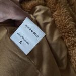 Brown Fuzzy Cognac Zip Up Teddy Jacket Small Unbranded Pockets‎ Casual Warm Fall Photo 3