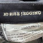 American Eagle Hi-Rise Jegging Dark Wash Raw Hem Size 0 Photo 7