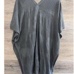 Lululemon Wrap Kimono Sweater Cover Up Grey One Size Long Sleeve Knit Ballet Photo 3