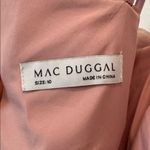 Mac Duggal NWT 49252 Pink Iridescent One Shoulder Rosette Ball Gown Size 10 Photo 9