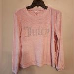 Juicy Couture  Sleepwear Top Womens S Pink Leopard Rhinestone Studded Soft Cozy Photo 0