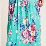 Anthropologie Maeve Anthro Green Floral Jacqueline Maxi Skirt 4 Photo 1