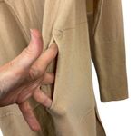 Amour Vert NWT Bailey Merino Wool Cardigan Womens Size M Camel Open Front Ribbed Photo 8