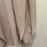 Barefoot Dreams The CozyChic Lite Circle Cardigan size Medium in Tan Cream Photo 4