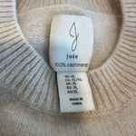 Joie Jolie Cream Winter White Sz: XL 100% Cashmere Crew Neck Pullover soft Sweater. Photo 5