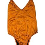 PacSun $69 NWT M Copper Onepiece Swimsuit Burnt Orange Salero Swim Swimwear Suit Photo 3