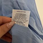 NWT RUMER Camille Long Sleeve Mini Dress In Blue Size Large Photo 4