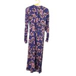 Rag and Bone  0/ XS Odette Dress Long Wrap Midi Floral Long Sleeve Women's REVOLVE Photo 5