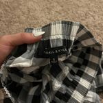 Kendall + Kylie Black and white gingham checkered mini skirt never worn Photo 3