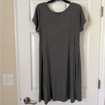 Dark Gray Short Sleeve Dress Size M Photo 2