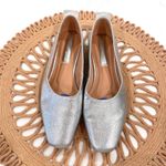 Franco Sarto Vana Ballet Flat Silver Size 6.5 Photo 2