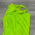 House Of CB NEW  Adrie Neon Green Cutout Gathered Minidress Size S Photo 5