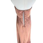 Revolve SuperDown x - Farah Satin Strapless Maxi Dress in Copper Sz M Photo 5