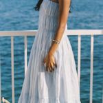 DISSH ARTIE CORNFLOWER DRESS White Size 4 Photo 0