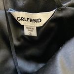 GRLFRND  Julietta Black Leather Mini Dress Size: S Photo 3