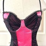 The Luxe Collection Pink and black lace nightgown Photo 3