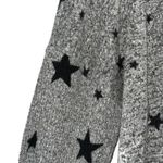 Buffalo David Bitton  | Heather Gray Long Sleeve Star Print Tunic Sweater, Large Photo 3