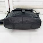 Lucky Brand  Leather Boho Messenger Crossbody Bag Black Photo 6