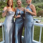 Revelry Bridesmaid Dress Blue Size 6 Photo 1