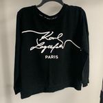 Karl Lagerfeld  Signature Sweatshirt Size M Photo 0