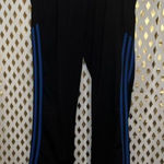 Adidas women’s track pants blue stripe size M Photo 0