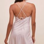 ASTR Gaia Blush Pink Cowl Neck Midi Dress Photo 1