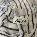 Chico's  Women's Striped 100% Linen‎ Blend T Shirt Short Sleeve Size M Casual Top Photo 5