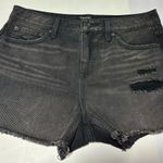Time and Tru Women's Gray Jean Shorts Black Size 10 Photo 0