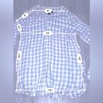 Banana Republic  Women’s Boyfriend Fit Long Sleeve Gingham Button Up Top Photo 5
