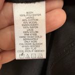 LOGO By Lori Goldstein LOGO LAVISH by Lori Goldstein embroidered tank with eyelash lace trim Photo 4