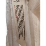 Free People Movement Shasta Linen Wide Leg Sheer Cutout White Beach Pants, Sz S Photo 7