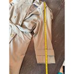 Women's Vintage Green Trench Coat M Long Belted Formal Size 10 Photo 8