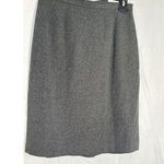 Josephine Chaus Petite Gray Wool Blend Career Pencil Skirt Size 6 Photo 0