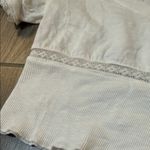 Aerie  white spring Lace Accent Crop Top size small EUC Photo 2