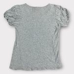 Vince Camuto Women’s  Soft Boho Tee Heather Gray Puff Sleeve Size Small Photo 3