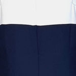 Banana Republic  Dress Womens 4 Navy Blue White Sheath Dress Office Work‎ Career Photo 5