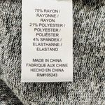 Bobeau GREY LEOPARD ONE-BUTTON FLEECE WRAP CARDIGAN Photo 8