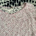 Free People Distressed Lace Back Sweater Photo 1