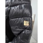Anne Klein Black Quilted Puffer Coat L Photo 2