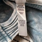 Zenana Outfitters Women's L/XL Blue Ribbed Crop Brami Tank Top with Removable Pads Photo 3