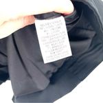 Alice + Olivia  Black Sleeveless Wool Silk Blend Tuxedo Button Front Blazer Photo 4