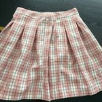 Sim & Sam Pink Plaid Knee Length Skirt Size Small EUC Photo 2