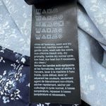 Calvin Klein Jeans Calvin Klein Navy Blue & White Floral Print Short Sleeve Knee Length Dress Photo 11