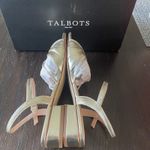 Talbots  Women's Gold Viv Strappy Block Heel Sandals Size 8M Photo 5