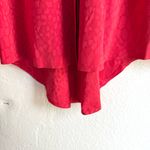 Athleta Womens Shirt Red Urbanite Textured Red Vented Long Sleeve Size Small Photo 8