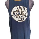 Sweaty Betty  Blue Muscle‎ Tee with Scoop Neck Size S Photo 0