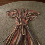 Francesca's Multicolored Romper Photo 0