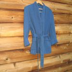 Massimo Dutti  Textured Cotton Wrap Jacket Photo 2