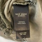 Max jeans Olive Green Tencel Drape Front Vest Photo 7